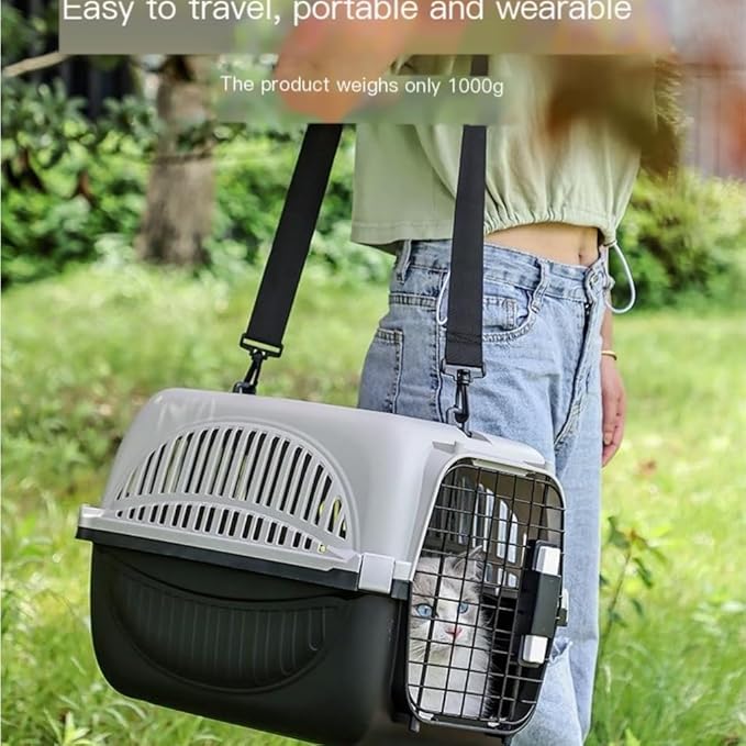 PET CARRIER WITH PLASTICS AND FRONT DOOR